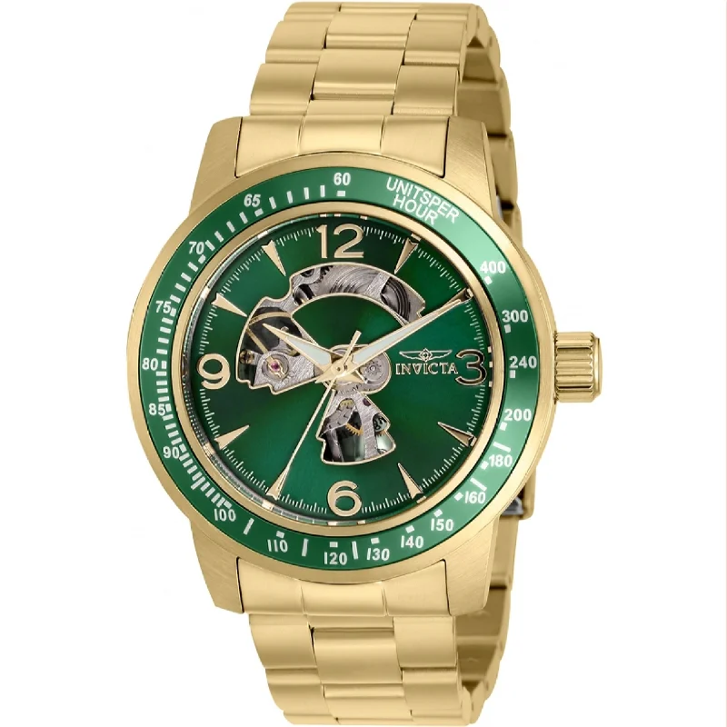 Subtle face watches-Invicta Men's 38557 Specialty Gold-Tone Stainless Steel Watch