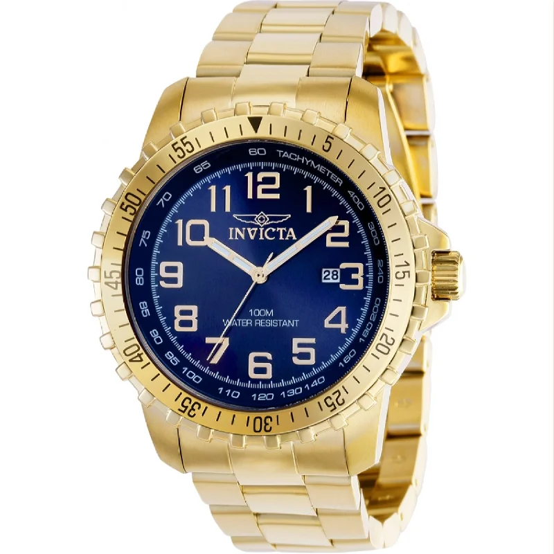 Classic round watches-Invicta Men's 39120 Specialty Gold-Tone Stainless Steel Watch