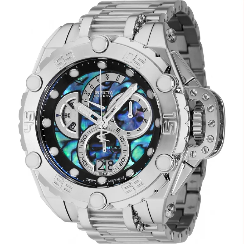 Bold chrono watches-Invicta Men's 39687 Flying Fox Reserve Stainless Steel Watch